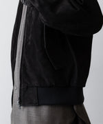 画像をギャラリービューアに読み込む, ssstein(シュタイン)のCOW NUBUCK SWING TOP JACKET - BLACKの公式通販サイトsession福岡セレクトショップ
