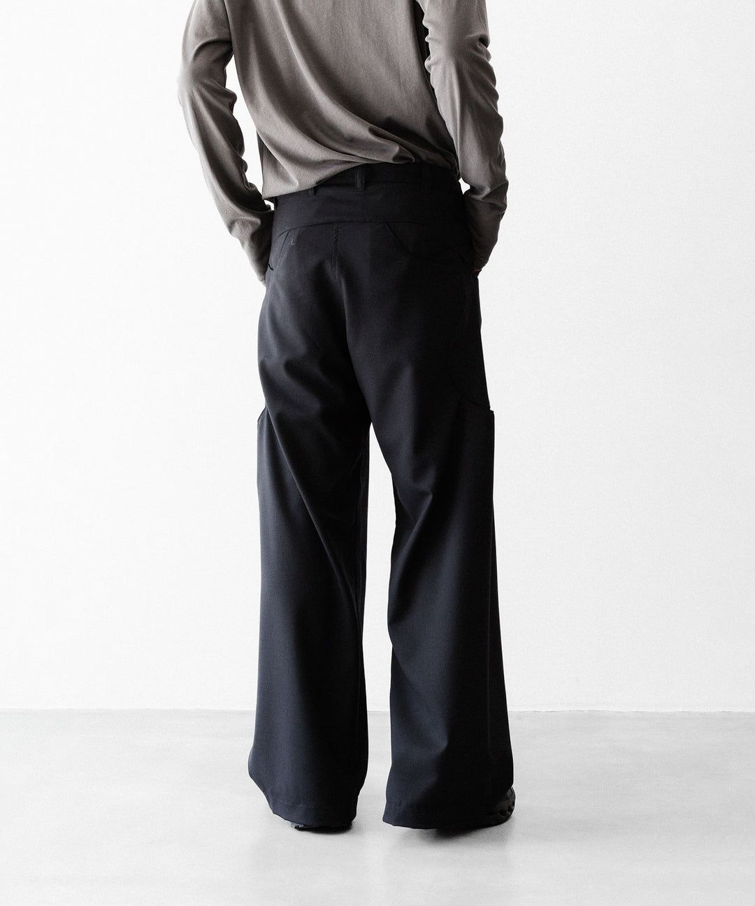OPPOSE DUALITY オポーズデュアリティのSUB ONG WOOL TRSのBLACKのBLACK 公式通販サイトsession福岡セレクトショップ