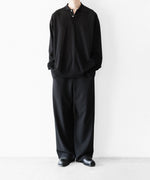 画像をギャラリービューアに読み込む, INTÉRIM - インテリムのHIGH GAUGE SEA ISLAND PIQUE HYPER BIG LONG POLOのBLACK公式通販サイトsession福岡セレクトショップ
