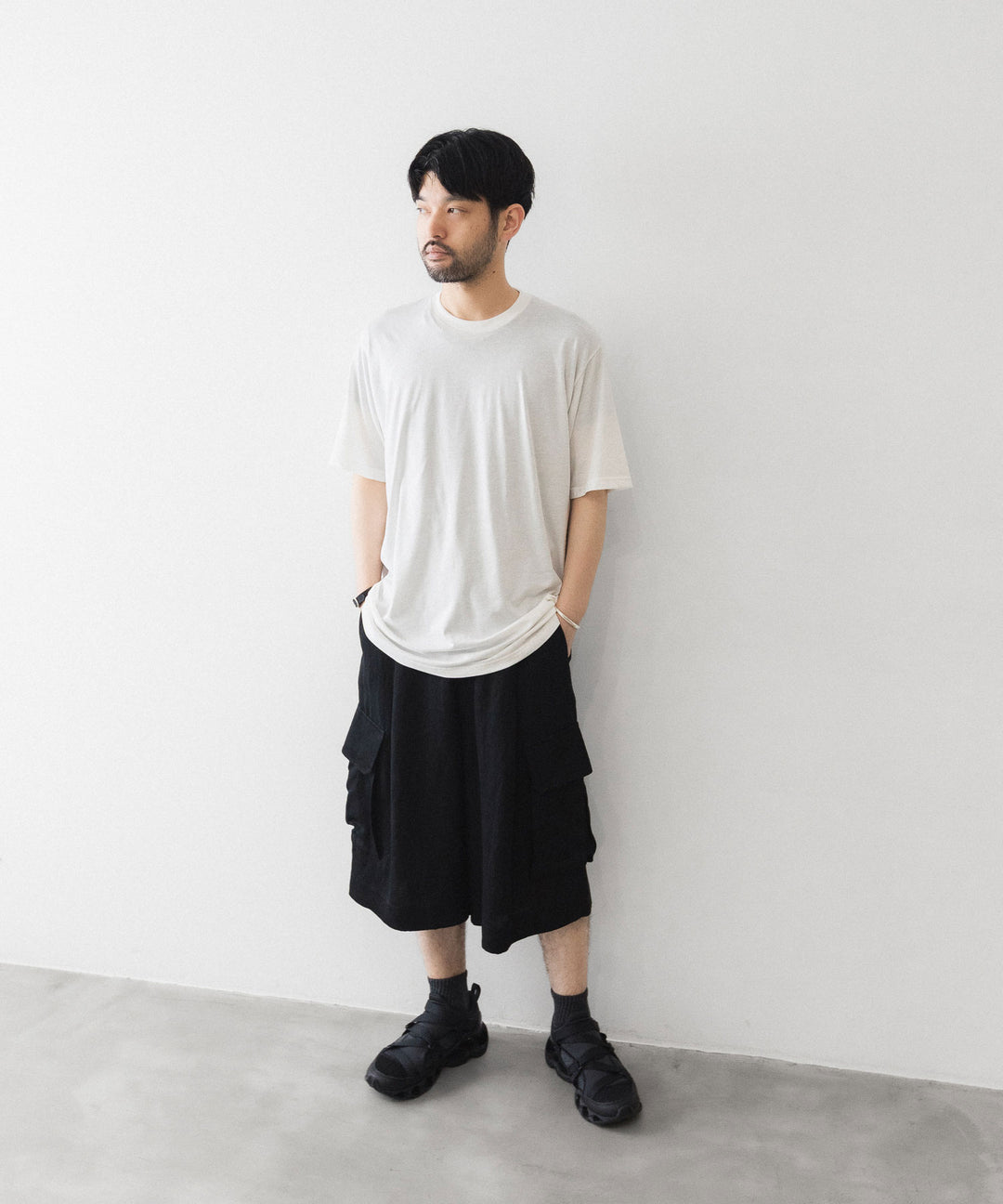 ssstein(シュタイン)のVIS/LI BRIGHT TWILL CARGO SHORT TROUSERS - BLACKの公式通販サイトsession福岡セレクトショップ