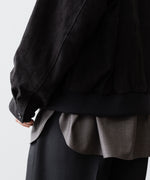 画像をギャラリービューアに読み込む, ssstein(シュタイン)のCOW NUBUCK SWING TOP JACKET - BLACKの公式通販サイトsession福岡セレクトショップ
