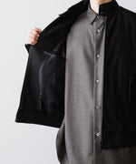 画像をギャラリービューアに読み込む, ssstein(シュタイン)のCOW NUBUCK SWING TOP JACKET - BLACKの公式通販サイトsession福岡セレクトショップ
