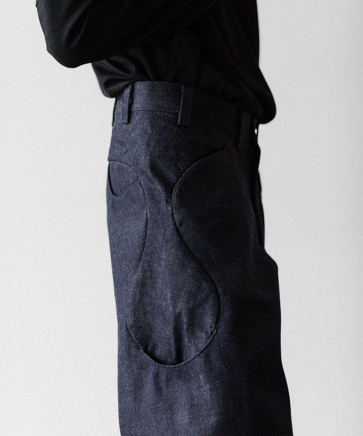 OPPOSE DUALITY オポーズデュアリティの6 POCKET SUB ONG DENIM TROUSERSのINDIGO公式通販サイトsession福岡セレクトショップ