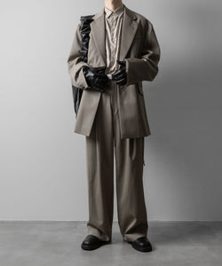 ssstein(シュタイン)のC/SI TWILL OVERSIZED REGULAR COLLAR SHIRT - GREIGEの公式通販サイトsession福岡セレクトショップ