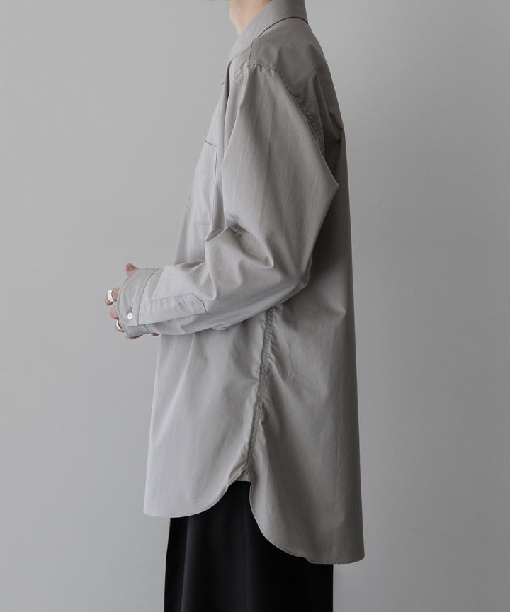 INTÉRIM - インテリムの120/2 SUPIMA HIGH COUNT BROAD VINTAGE DRESS WORK SHIRT - GRAY公式通販サイトsession福岡セレクトショップ