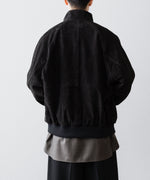 画像をギャラリービューアに読み込む, ssstein(シュタイン)のCOW NUBUCK SWING TOP JACKET - BLACKの公式通販サイトsession福岡セレクトショップ
