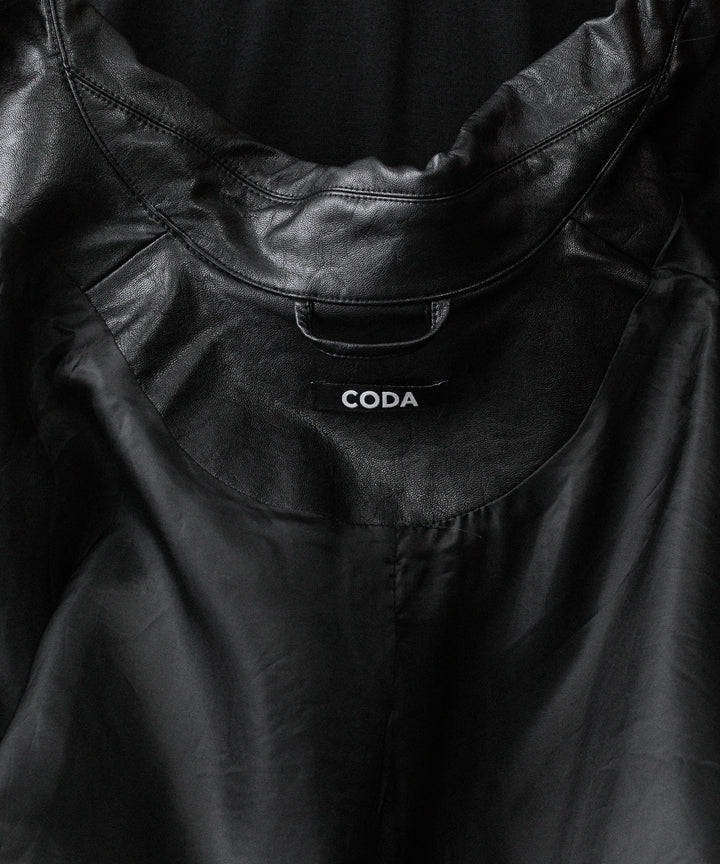 CODA コーダ BLACK SYNTHETIC LEATHER CLUB JACKETのBLACK 公式通販サイトsession福岡セレクトショップ