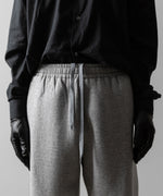 画像をギャラリービューアに読み込む, ssstein(シュタイン)のCOTTON DOUBLE KNIT TWIST SEAM PANTS - TOP GREYの公式通販サイトsession福岡セレクトショップ
