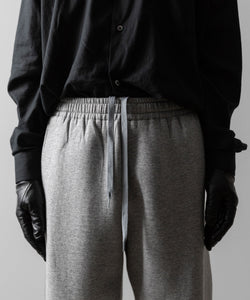 ssstein(シュタイン)のCOTTON DOUBLE KNIT TWIST SEAM PANTS - TOP GREYの公式通販サイトsession福岡セレクトショップ