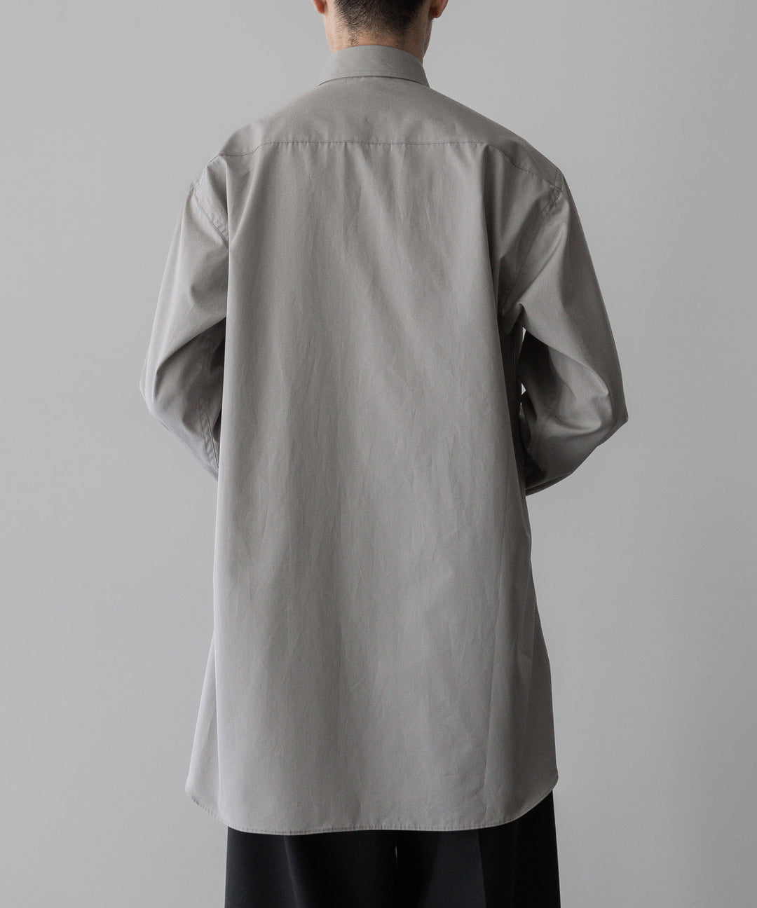 INTÉRIM - インテリムの120/2 SUPIMA HIGH COUNT BROAD VINTAGE DRESS WORK SHIRT - GRAY公式通販サイトsession福岡セレクトショップ