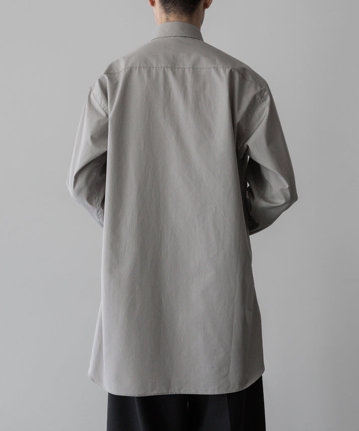 INTÉRIM - インテリムの120/2 SUPIMA HIGH COUNT BROAD VINTAGE DRESS WORK SHIRT - GRAY公式通販サイトsession福岡セレクトショップ