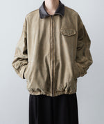 画像をギャラリービューアに読み込む, 【ssstein】SULFUR DYED WHIP CORD VINTAGE ZIP JACKET - KHAKI

