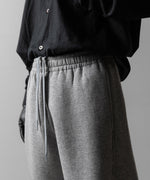 画像をギャラリービューアに読み込む, ssstein(シュタイン)のCOTTON DOUBLE KNIT TWIST SEAM PANTS - TOP GREYの公式通販サイトsession福岡セレクトショップ
