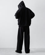 画像をギャラリービューアに読み込む, ssstein(シュタイン)のYAK/COTTON SWEAT ZIP HOODY - BLACKの公式通販サイトsession福岡セレクトショップ
