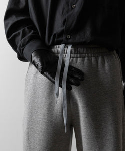 ssstein(シュタイン)のCOTTON DOUBLE KNIT TWIST SEAM PANTS - TOP GREYの公式通販サイトsession福岡セレクトショップ