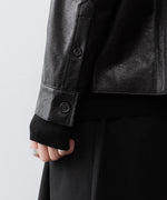 画像をギャラリービューアに読み込む, CODA コーダ BLACK SYNTHETIC LEATHER CUT OUT TIERED JACKETのBLACK 公式通販サイトsession福岡セレクトショップ
