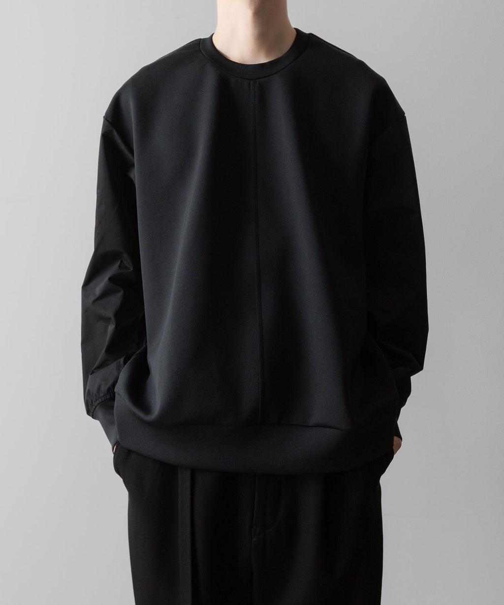 UJOH(ウジョー)のBLOUSON SLEEVE PULLOVER - BLACKの公式通販サイトsession福岡セレクトショップ