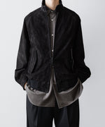 画像をギャラリービューアに読み込む, ssstein(シュタイン)のCOW NUBUCK SWING TOP JACKET - BLACKの公式通販サイトsession福岡セレクトショップ
