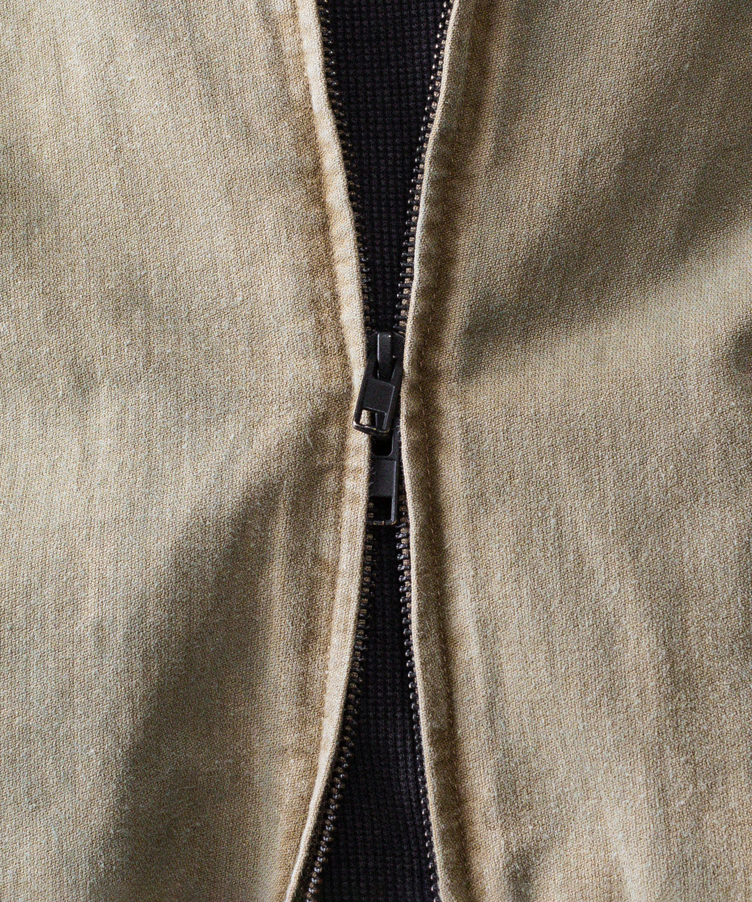 【ssstein】SULFUR DYED WHIP CORD VINTAGE ZIP JACKET - KHAKI