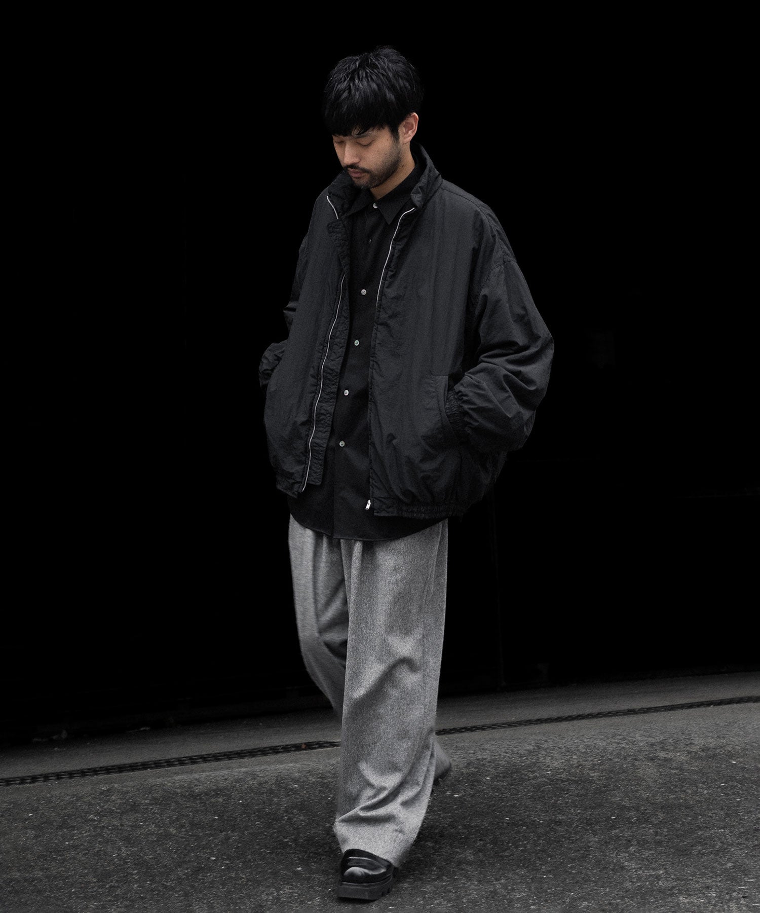 ジャケット・アウター sssteinOVERSIZED PADDEDCOATBlack stein ssstein / シュタイン】RECYCLED NYLON PADDED JACKET - BLACK | 公式