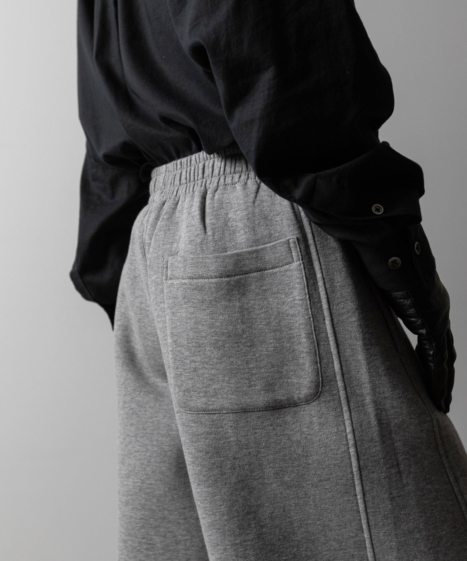 ssstein(シュタイン)のCOTTON DOUBLE KNIT TWIST SEAM PANTS - TOP GREYの公式通販サイトsession福岡セレクトショップ