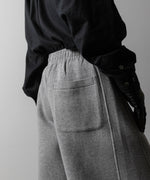 画像をギャラリービューアに読み込む, ssstein(シュタイン)のCOTTON DOUBLE KNIT TWIST SEAM PANTS - TOP GREYの公式通販サイトsession福岡セレクトショップ
