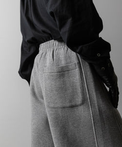 ssstein(シュタイン)のCOTTON DOUBLE KNIT TWIST SEAM PANTS - TOP GREYの公式通販サイトsession福岡セレクトショップ