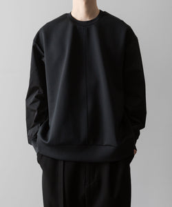 UJOH(ウジョー)のBLOUSON SLEEVE PULLOVER - BLACKの公式通販サイトsession福岡セレクトショップ