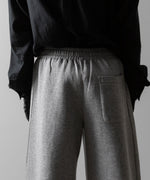 画像をギャラリービューアに読み込む, ssstein(シュタイン)のCOTTON DOUBLE KNIT TWIST SEAM PANTS - TOP GREYの公式通販サイトsession福岡セレクトショップ
