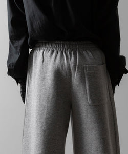 ssstein(シュタイン)のCOTTON DOUBLE KNIT TWIST SEAM PANTS - TOP GREYの公式通販サイトsession福岡セレクトショップ