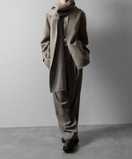 画像をギャラリービューアに読み込む, ssstein(シュタイン)のWOOL CASHMERE BEAVER REVERSIBLE STOLE JACKET - TAUPE GREYの公式通販サイトsession福岡セレクトショップ
