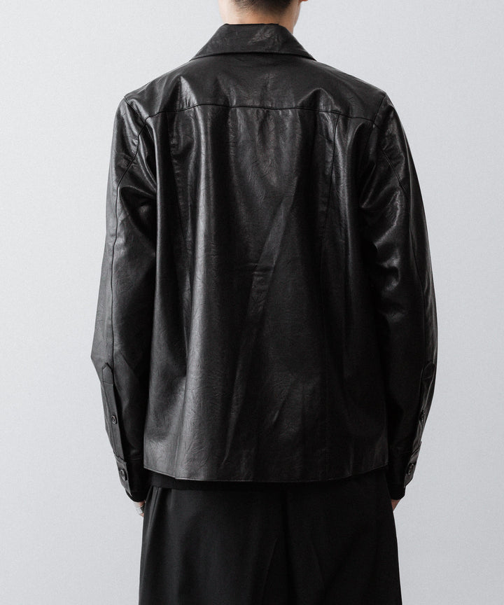 CODA コーダ BLACK SYNTHETIC LEATHER CUT OUT TIERED JACKETのBLACK 公式通販サイトsession福岡セレクトショップ