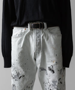 【INTÉRIM】MILK PAINT WWII 1943 HEAVY KIBATA SHUTTLE DENIM JEANS - P.B.WHITE