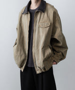 画像をギャラリービューアに読み込む, 【ssstein】SULFUR DYED WHIP CORD VINTAGE ZIP JACKET - KHAKI
