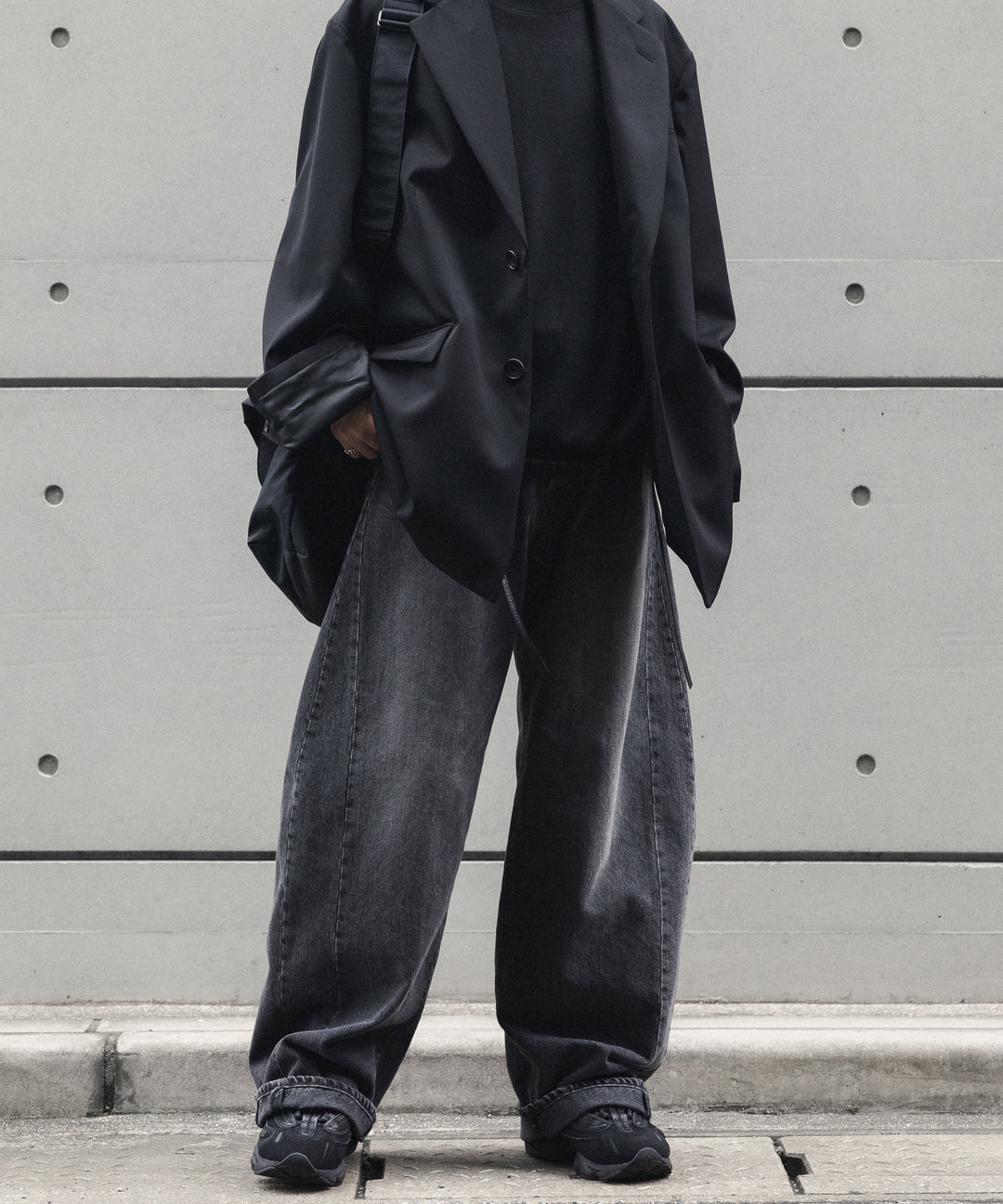 ssstein(シュタイン)のDEFORMATION WIDE DENIM PANTS - BLACKの公式通販サイトsession福岡セレクトショップ