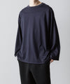【INTÉRIM】   HYPER BIG HIGH GAUGE SUVIN JERSEY L/S FOOTBALL TEE - ROYAL D.PURPLE