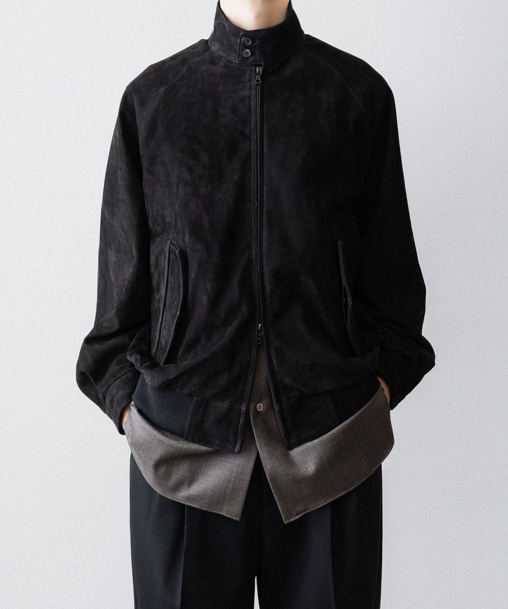 ssstein(シュタイン)のCOW NUBUCK SWING TOP JACKET - BLACKの公式通販サイトsession福岡セレクトショップ