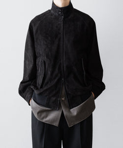 ssstein / シュタイン】COW NUBUCK SWING TOP JACKET - BLACK | 公式