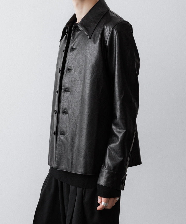 CODA コーダ BLACK SYNTHETIC LEATHER CUT OUT TIERED JACKETのBLACK 公式通販サイトsession福岡セレクトショップ