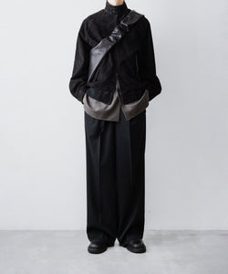 ssstein / シュタイン】COW NUBUCK SWING TOP JACKET - BLACK | 公式