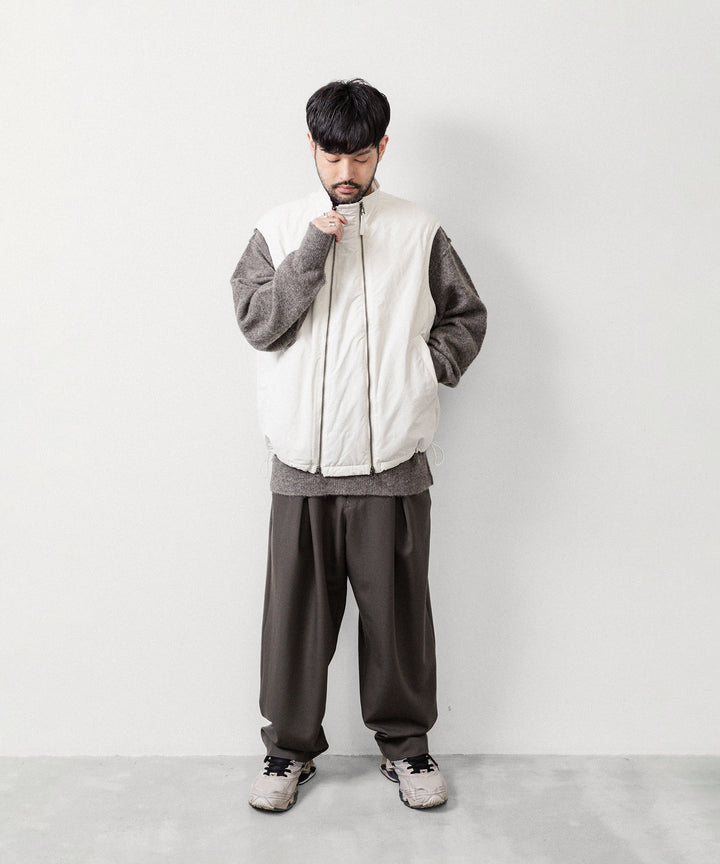 UJOH ウジョーのW ZIP VESTのIVORY公式通販サイトsession福岡セレクトショップ