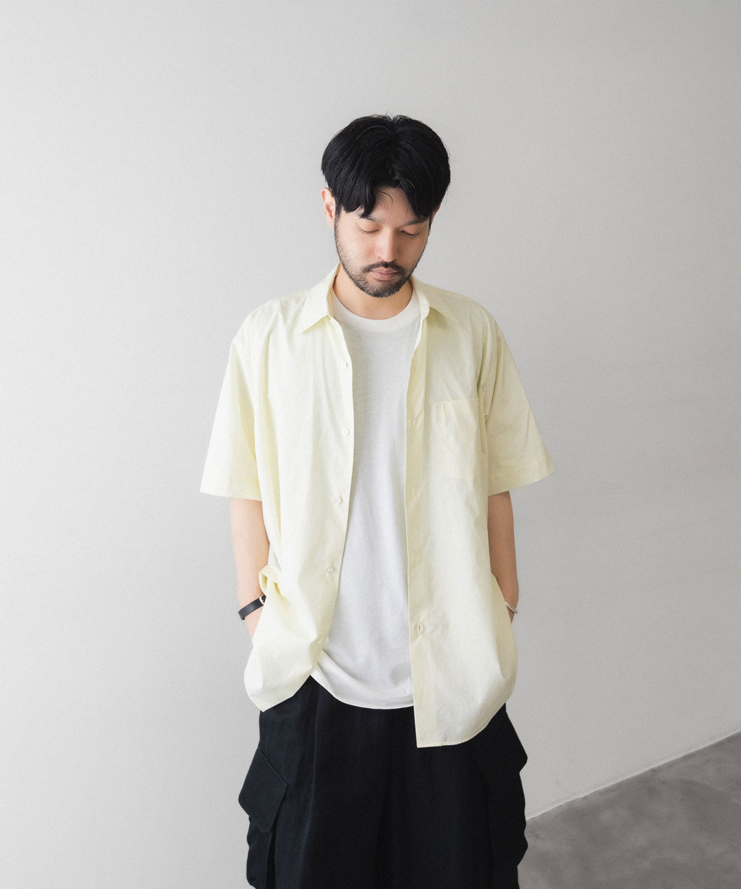 ssstein(シュタイン)のSUVIN COTTON OVERSIZED SS SHIRT - YELLOWの公式通販サイトsession福岡セレクトショップ