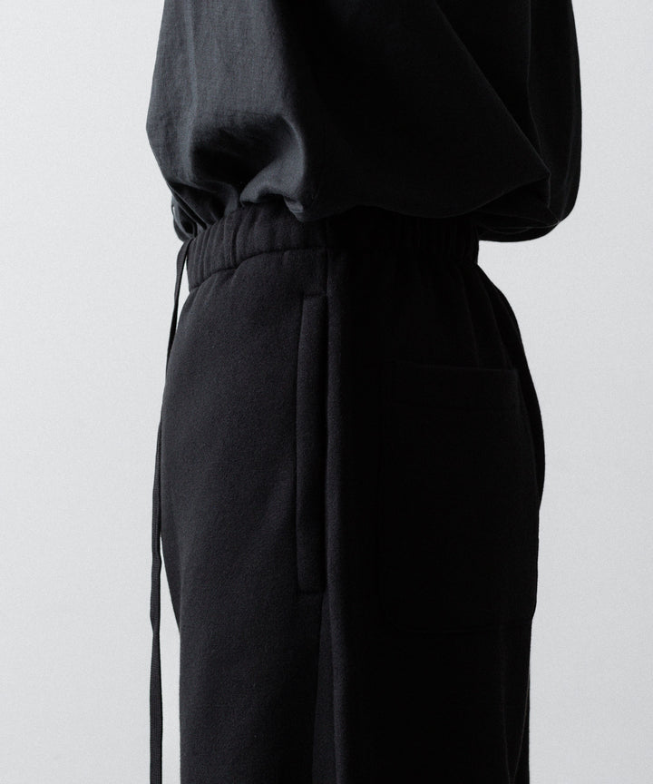 ssstein(シュタイン)のYAK/COTTON SWEAT EASY TROUSERS - BLACKの公式通販サイトsession福岡セレクトショップ