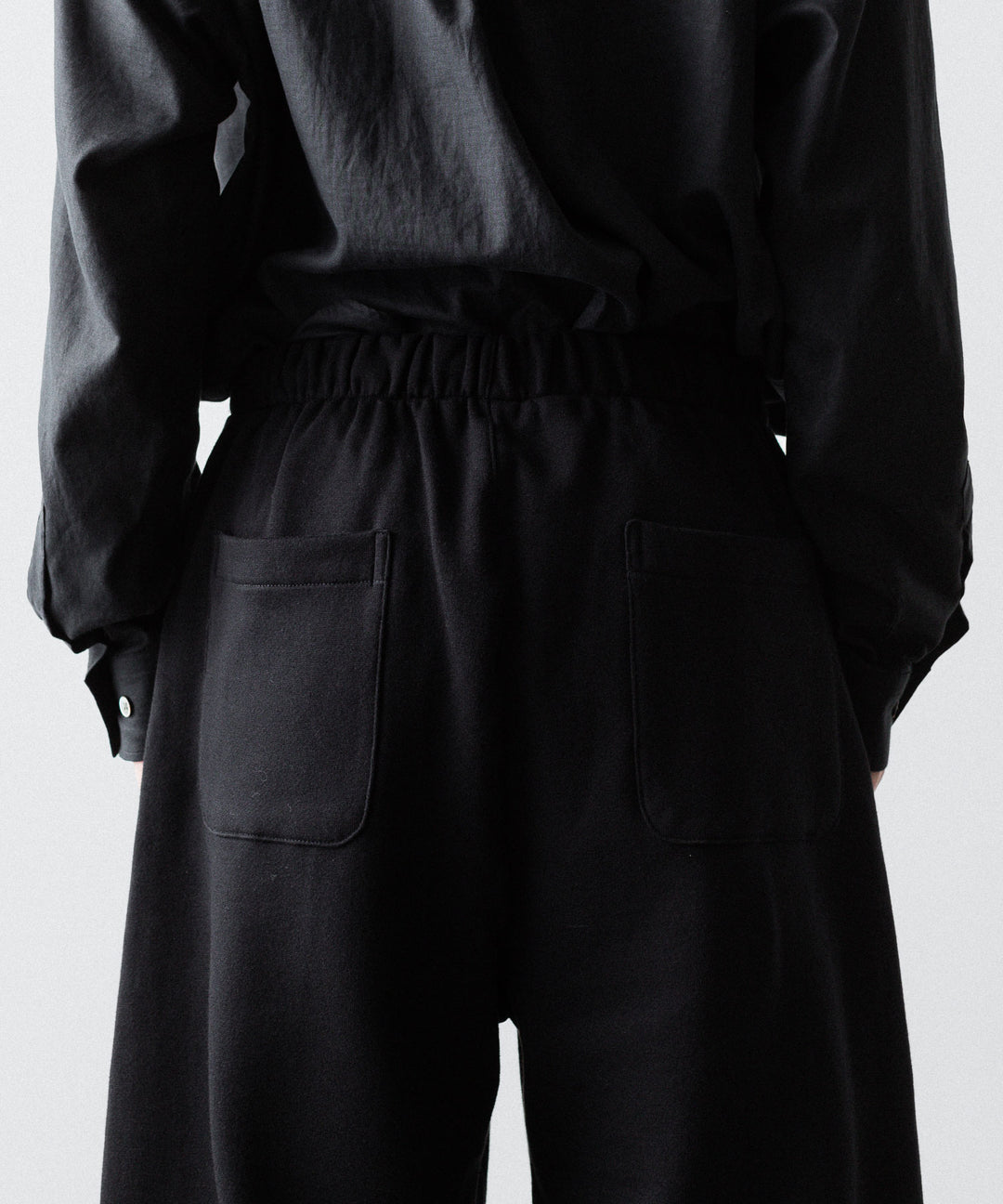 ssstein(シュタイン)のYAK/COTTON SWEAT EASY TROUSERS - BLACKの公式通販サイトsession福岡セレクトショップ