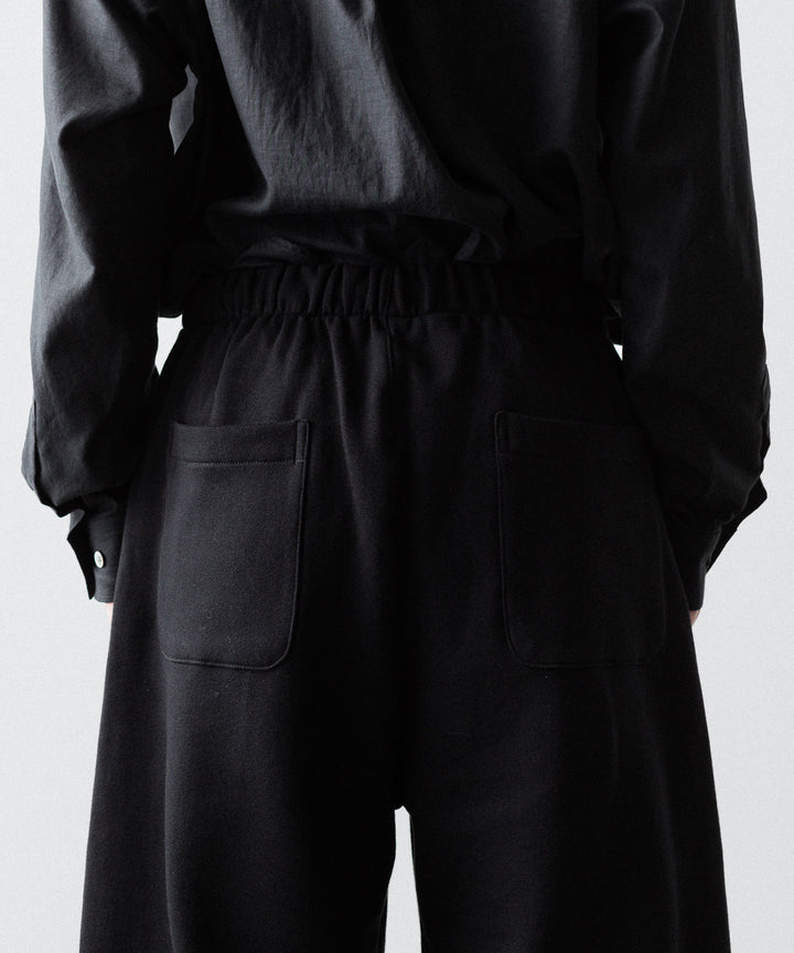 ssstein(シュタイン)のYAK/COTTON SWEAT EASY TROUSERS - BLACKの公式通販サイトsession福岡セレクトショップ