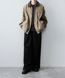 ssstein / シュタイン】SULFUR DYED WHIP CORD VINTAGE ZIP JACKET