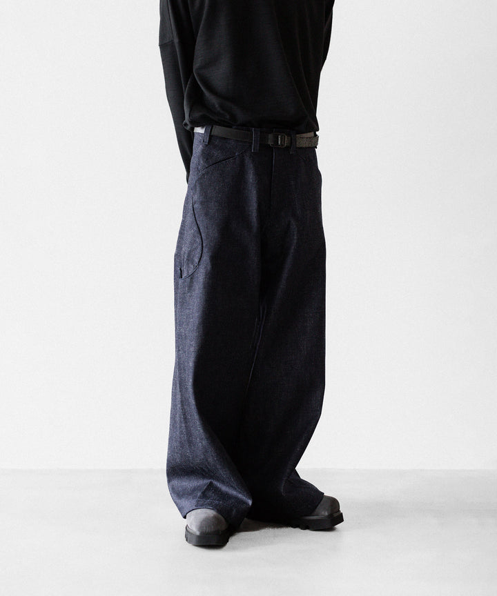 OPPOSE DUALITY オポーズデュアリティの6 POCKET SUB ONG DENIM TROUSERSのINDIGO公式通販サイトsession福岡セレクトショップ