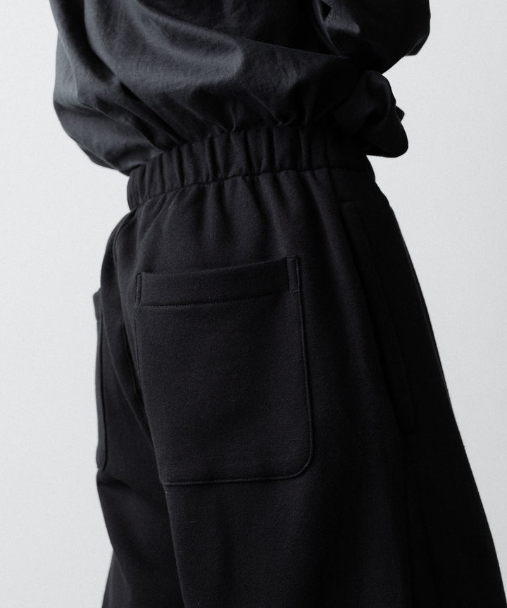 ssstein(シュタイン)のYAK/COTTON SWEAT EASY TROUSERS - BLACKの公式通販サイトsession福岡セレクトショップ