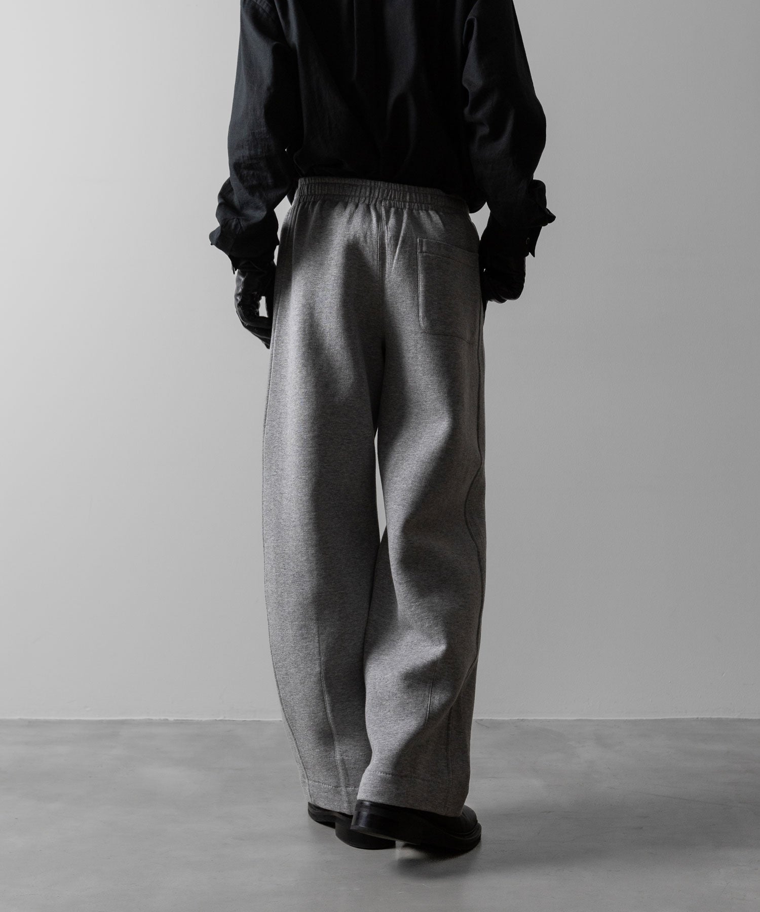 ssstein(シュタイン)のCOTTON DOUBLE KNIT TWIST SEAM PANTS - TOP GREYの公式通販サイトsession福岡セレクトショップ