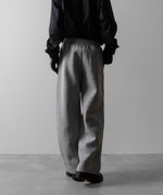 画像をギャラリービューアに読み込む, ssstein(シュタイン)のCOTTON DOUBLE KNIT TWIST SEAM PANTS - TOP GREYの公式通販サイトsession福岡セレクトショップ
